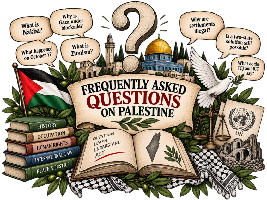 Palestine FAQ, Frequently Asked Questions on Palestine
